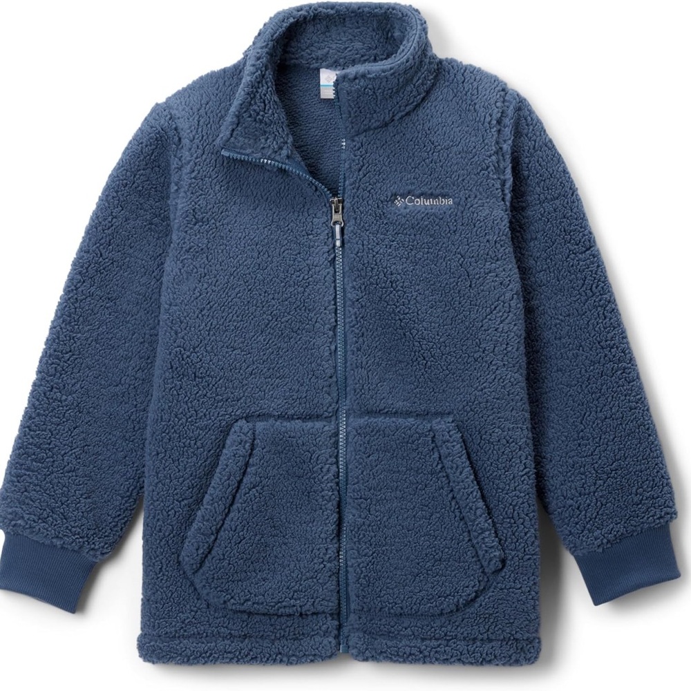 Columbia Rugged Ridge II Sherpa Full Zip Fleece Jacket Youth Large